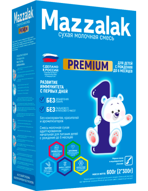 Mazzalak 1 premium 600g (2*300 g)