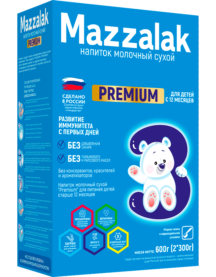 Mazzalak 3 premium 600g (2*300 g) Mazzalak 3 premium 600g (2*300 g)